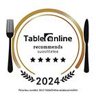 TableOnlinen suosittelema ravintola 2024.